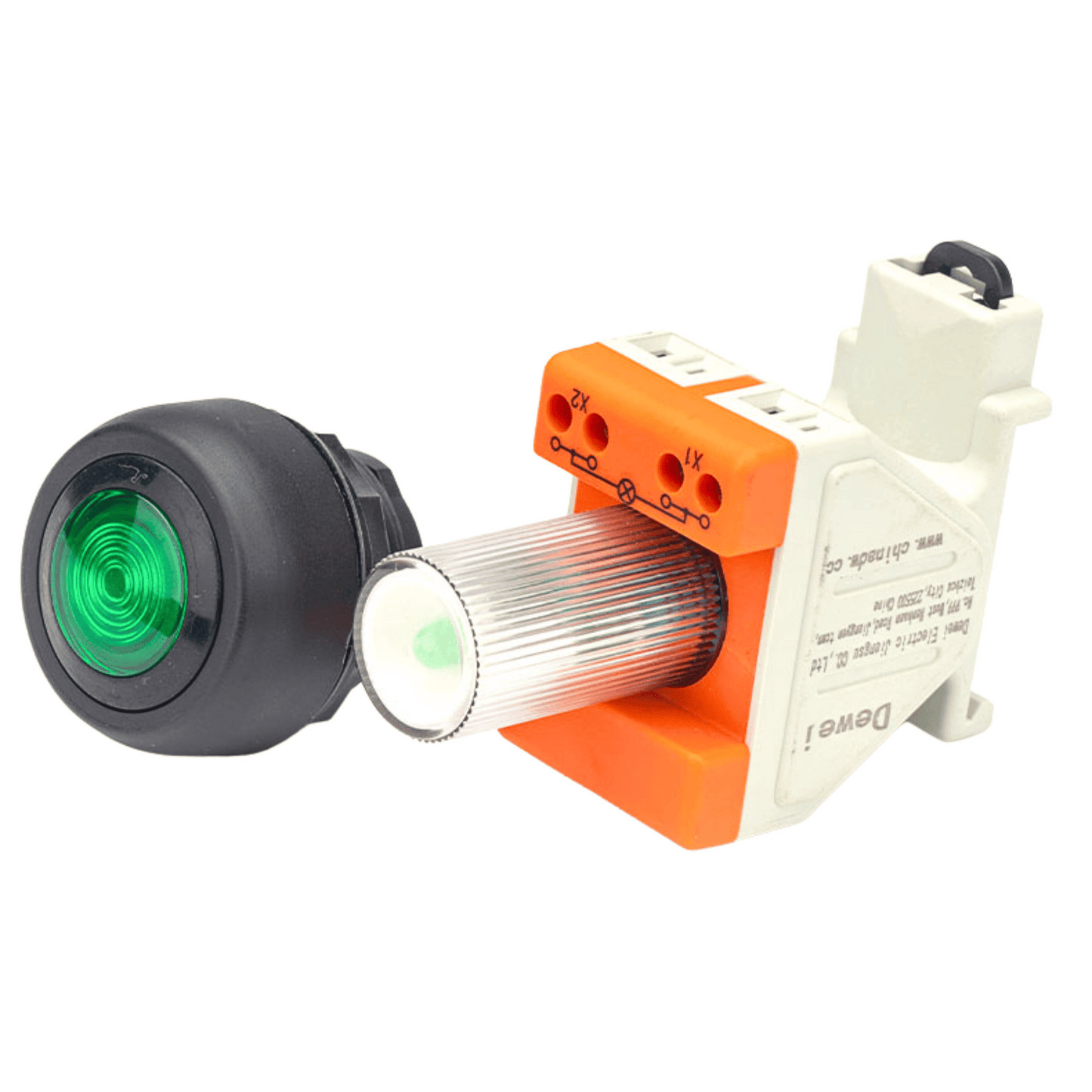 Push Button Switch Light - Panel Rail Lid Mount Lamp - IECEx ATEX Zone 1,2