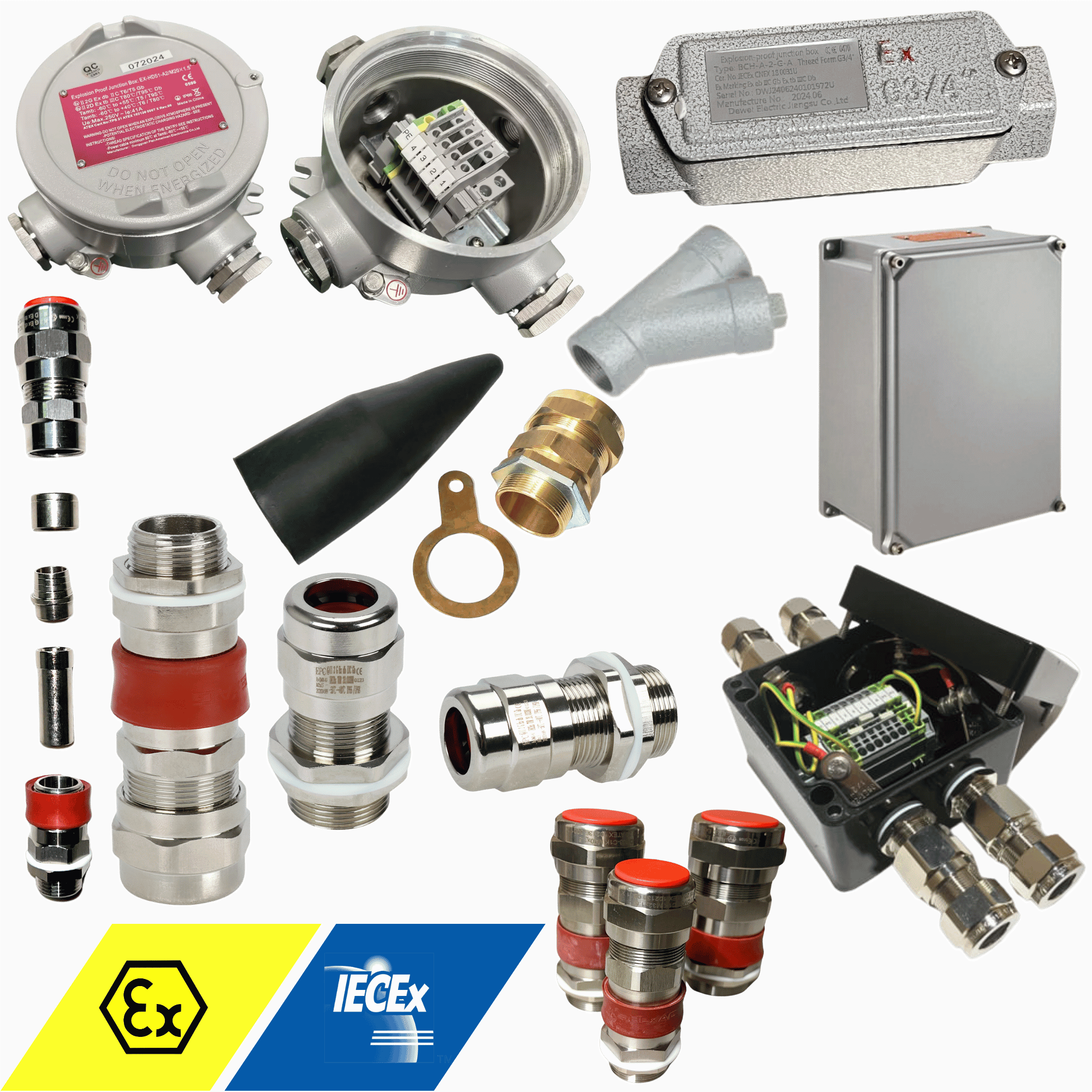Ex Electrical Termination - Glands, Plugs, Sockets, JBs – Apexio Industrial