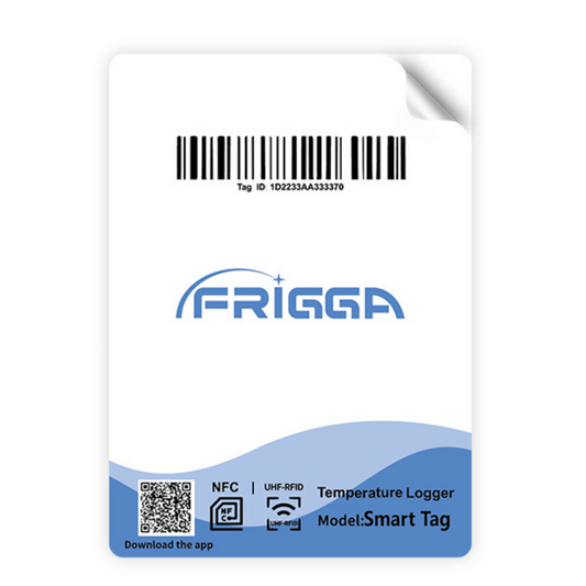 Single Use Smart Temperature Data Logger Monitor | Adhesive Sticker