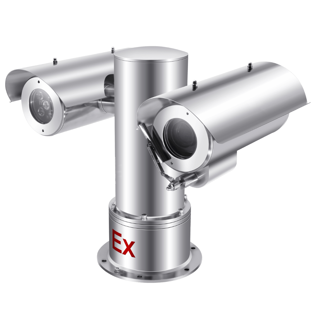 Exd CCTV Dual PTZ Bullet Camera - IECEx ATEX Hazardous Area Zone 1,2 ...
