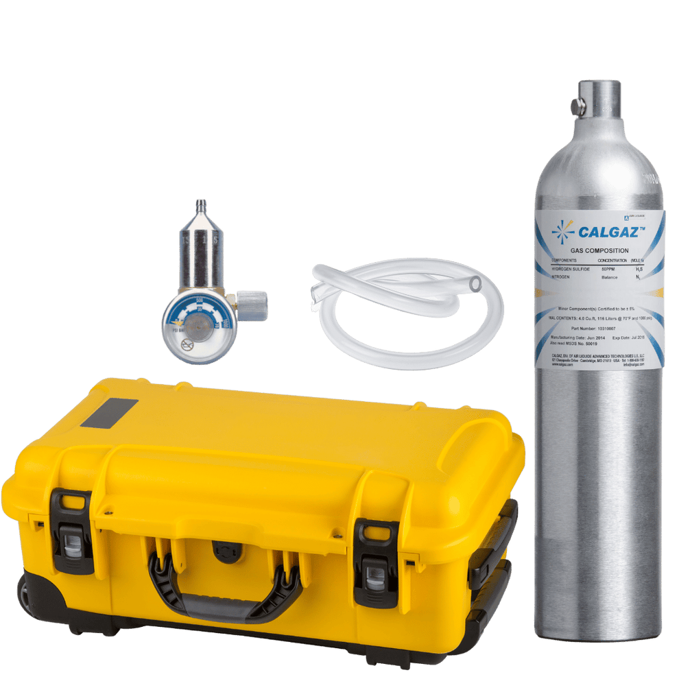 Gas Calibration Bump Test Kit for Personal Detectors | H2S,CO,O2,CH4 B ...