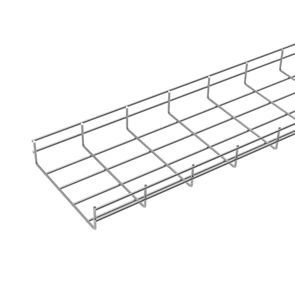 50x50mm Commercial Grade Wire Mesh Cable Tray Runaway - 3m Lengths ...